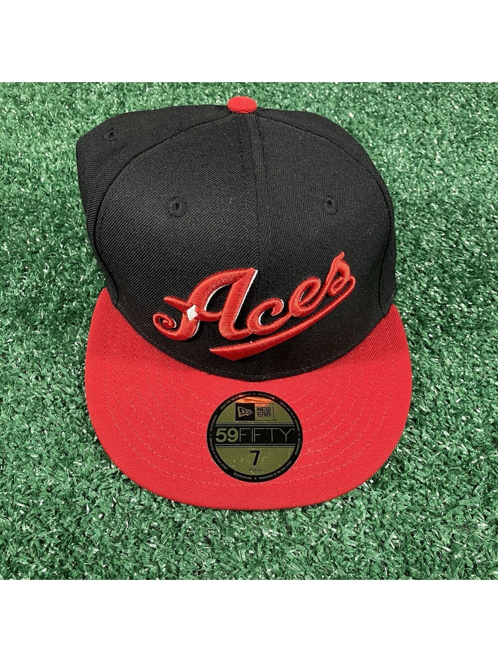 New Era 59Fifty Reno Aces fitted hat With Embroidery Logo NWOT Size 7